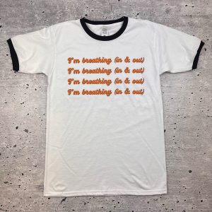 Breathing (In & Out) Ringer Tee